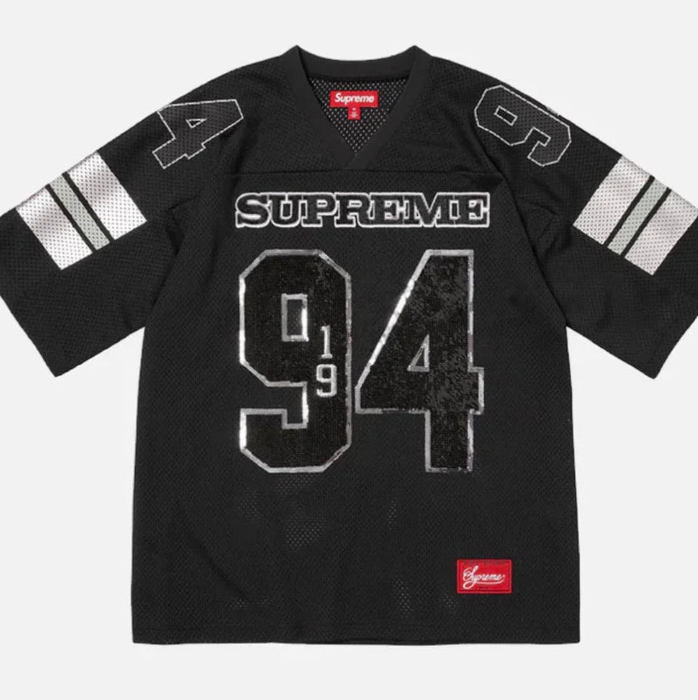 Supreme Sequin Jersey Black